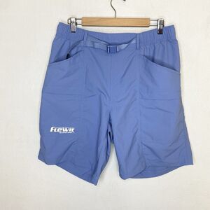 New 361‎ Degrees Flewit Blue Athletic Shorts Nylon Belted Loose Fit Mens XL